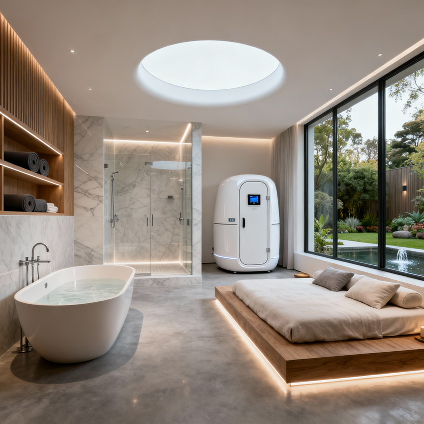 Wellness-Oriented Luxury Homes: From Oxygen Chambers to Private Spas